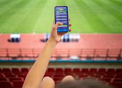 A person using pay-per-head software for Same Game Parlay.